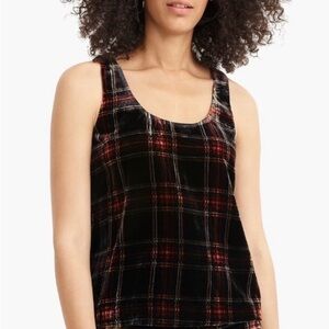 NWT JCrew Stewart tartan tank